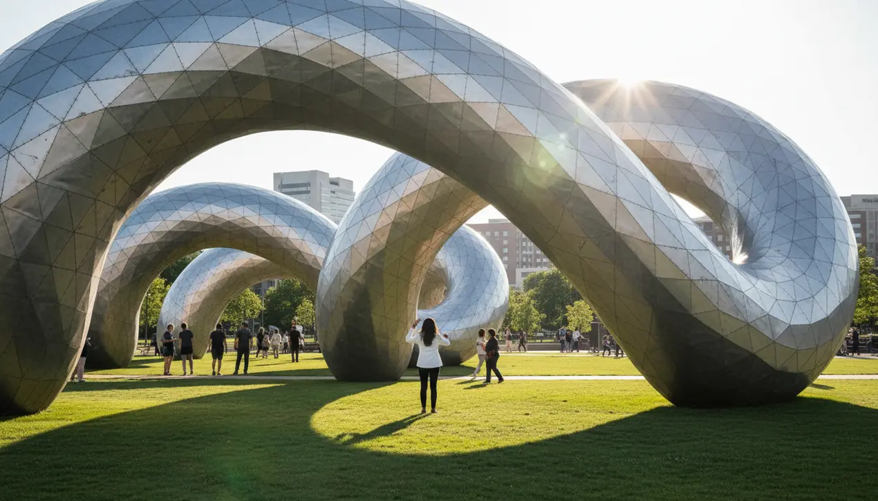 Pier 865: A Serpentine Spectacle of Light and Aluminum