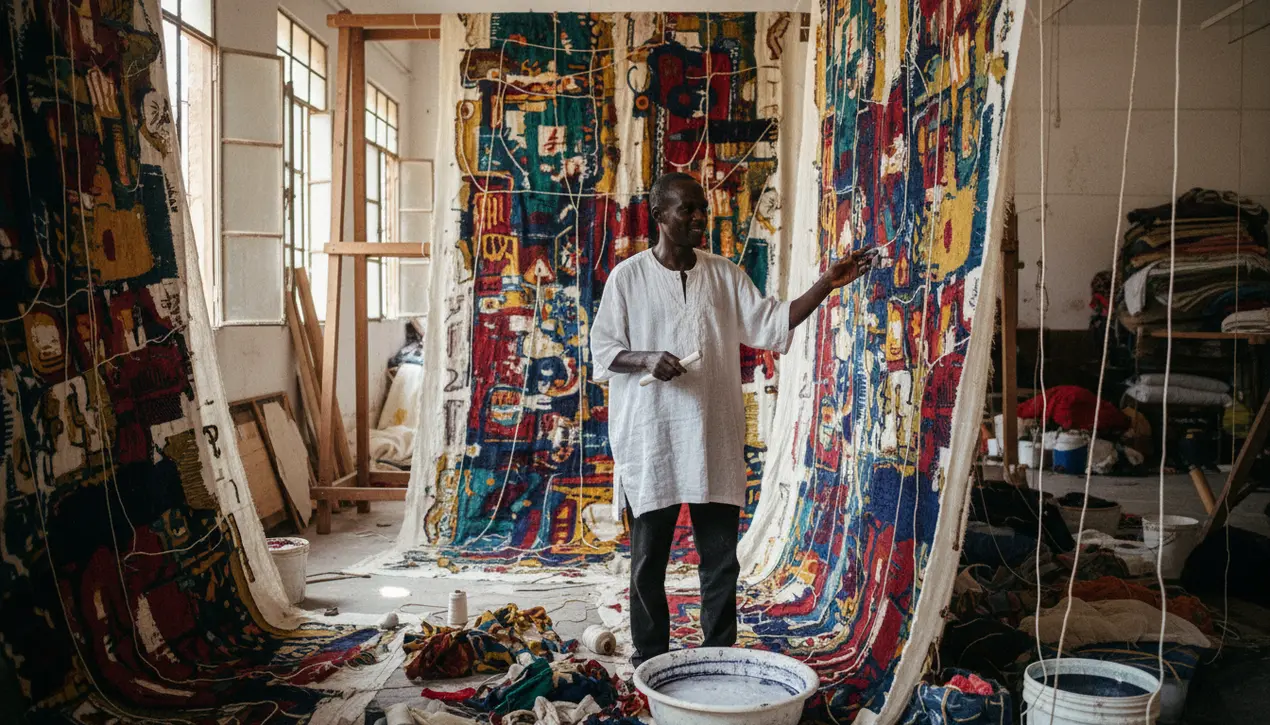 Abdoulaye Konaté Weaves Spirituality and Politics into Monumental Textile Art