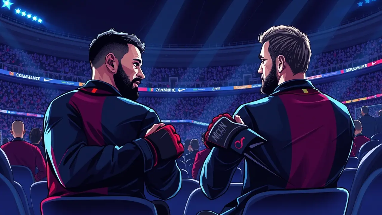 Alex Pereira Meets Zlatan Ibrahimovic at Milan Football Match