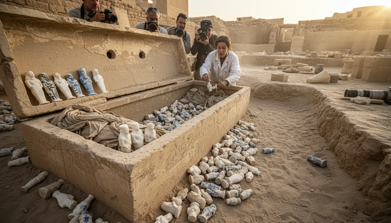 Ancient Pharaoh May Have Hijacked Another's Tomb, Figurines Suggest