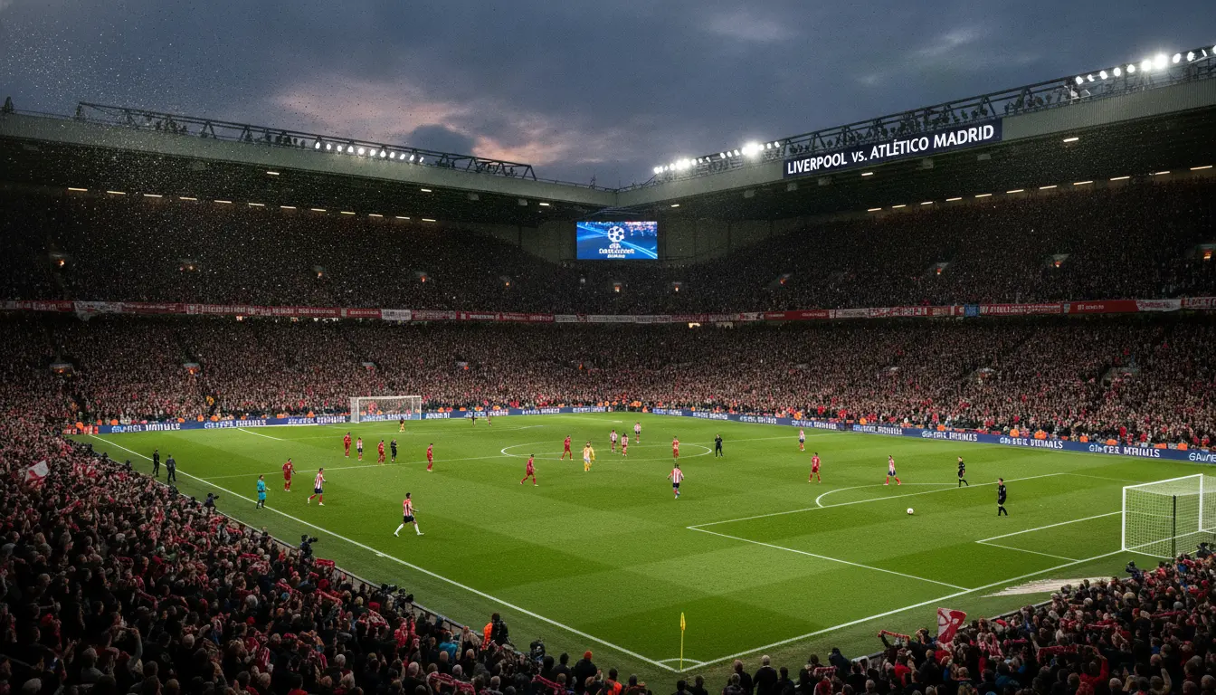 Anfield se prepara para un crucial debut en la Champions League con el Liverpool recibiendo al Atlético de Madrid