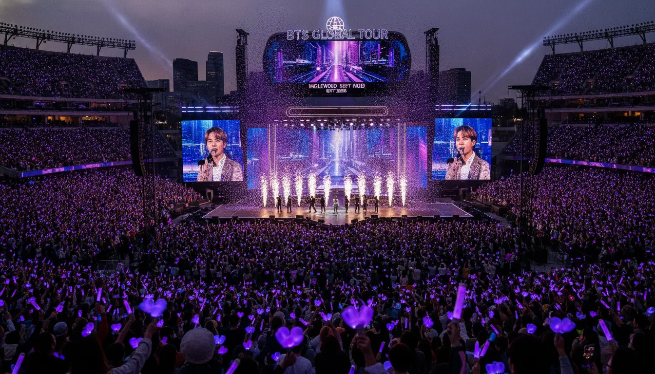 イングルウッド公演発表を受け、BTSのワールドツアーへの期待高まる