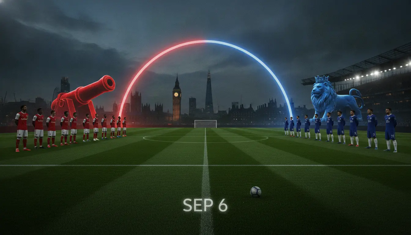El Arsenal y el Chelsea se preparan para un derbi londinense de alto voltaje a principios de temporada