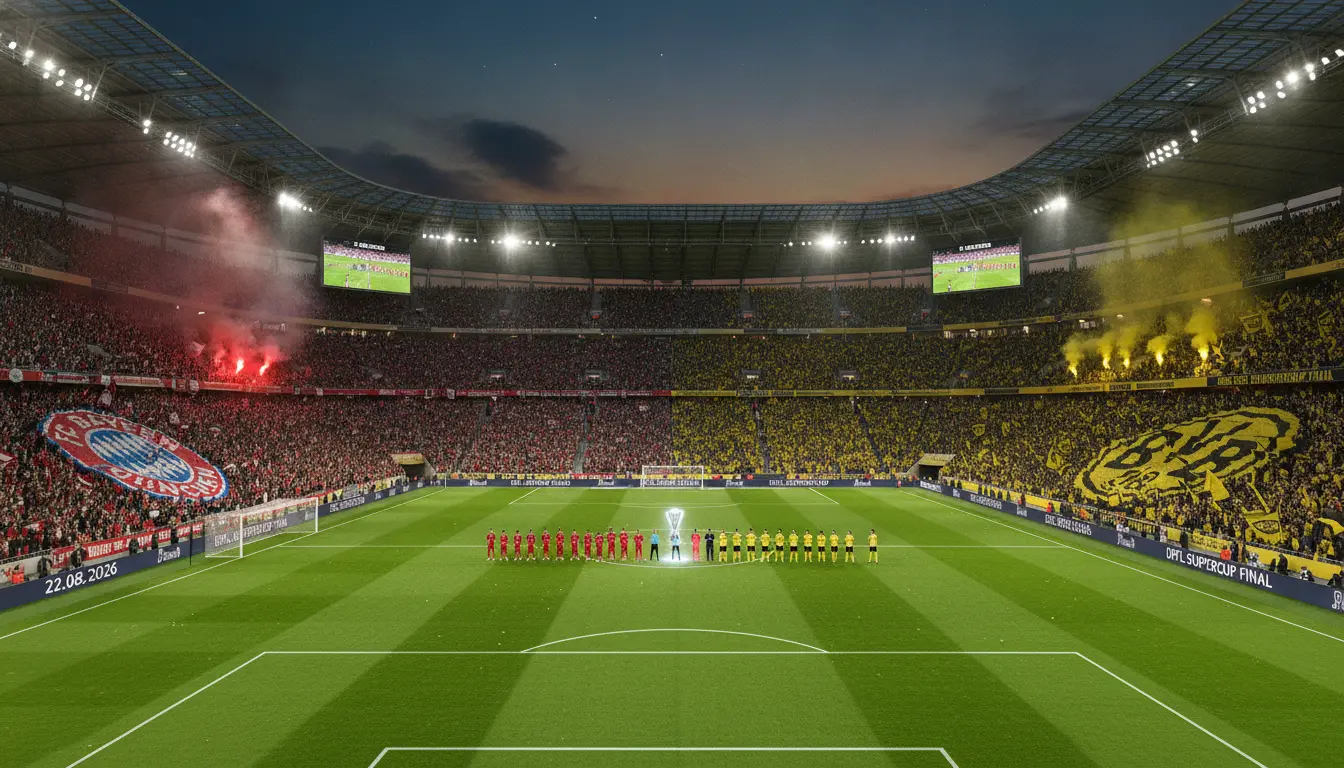 Bayern Múnich y Borussia Dortmund Renuevan su Rivalidad en la Esperada Final de la Supercopa de Alemania 2026