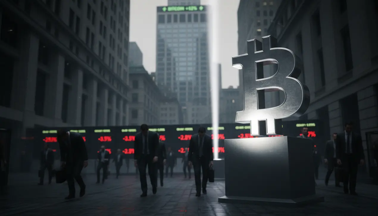 Bitcoin Gains Tuesday as Traditional Markets Slump in Rare Occurrence of Crypto Outperformance