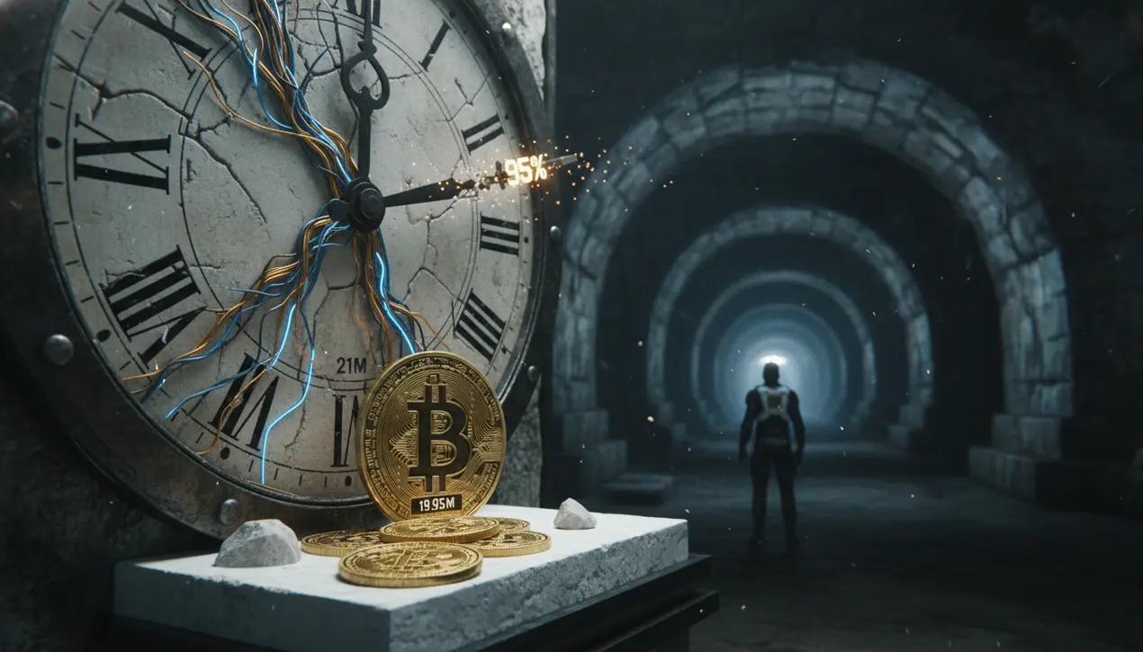 Bitcoin’s mined supply crosses 95% of 21 million cap with more than a century of issuance left