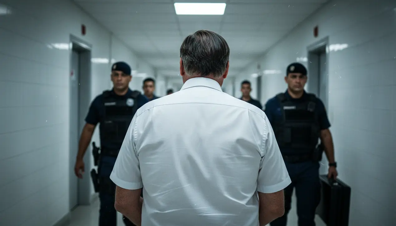 Brazil's ex-president Bolsonaro begins 27-year prison term.