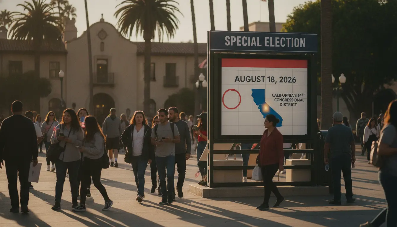 El Distrito 14 del Congreso de California se Prepara para Elecciones Especiales en Agosto de 2026