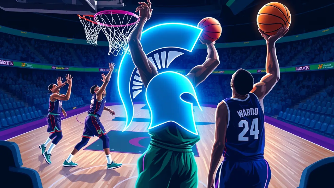 Cam Ward powers Michigan State basketball inside to win over No. 15 Arkansas