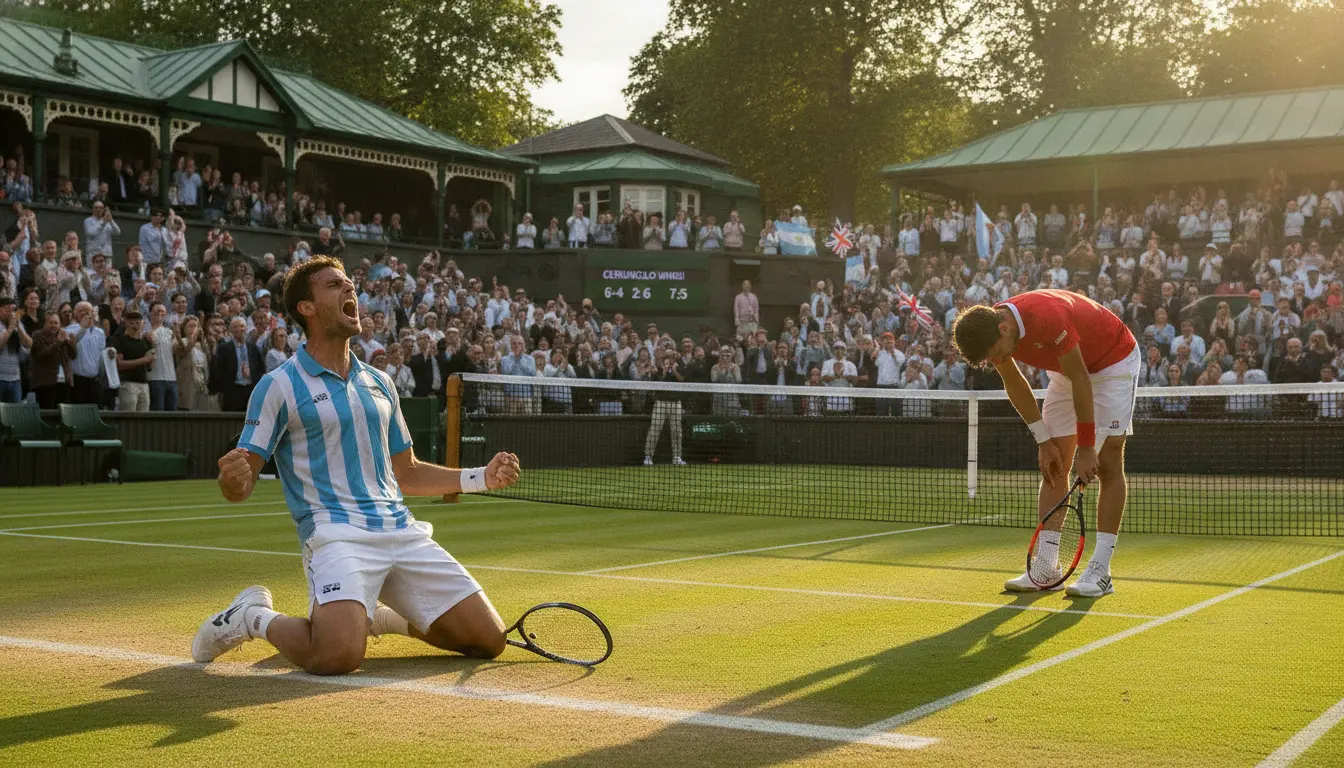 Cerundolo fights back to beat Paul in Queen's final
