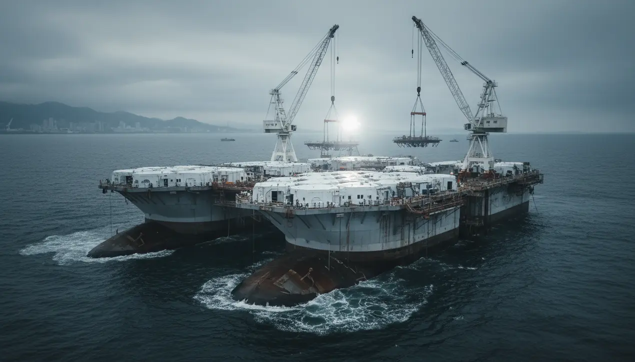 China Constructs Nuclear-Resistant Floating Science Island.