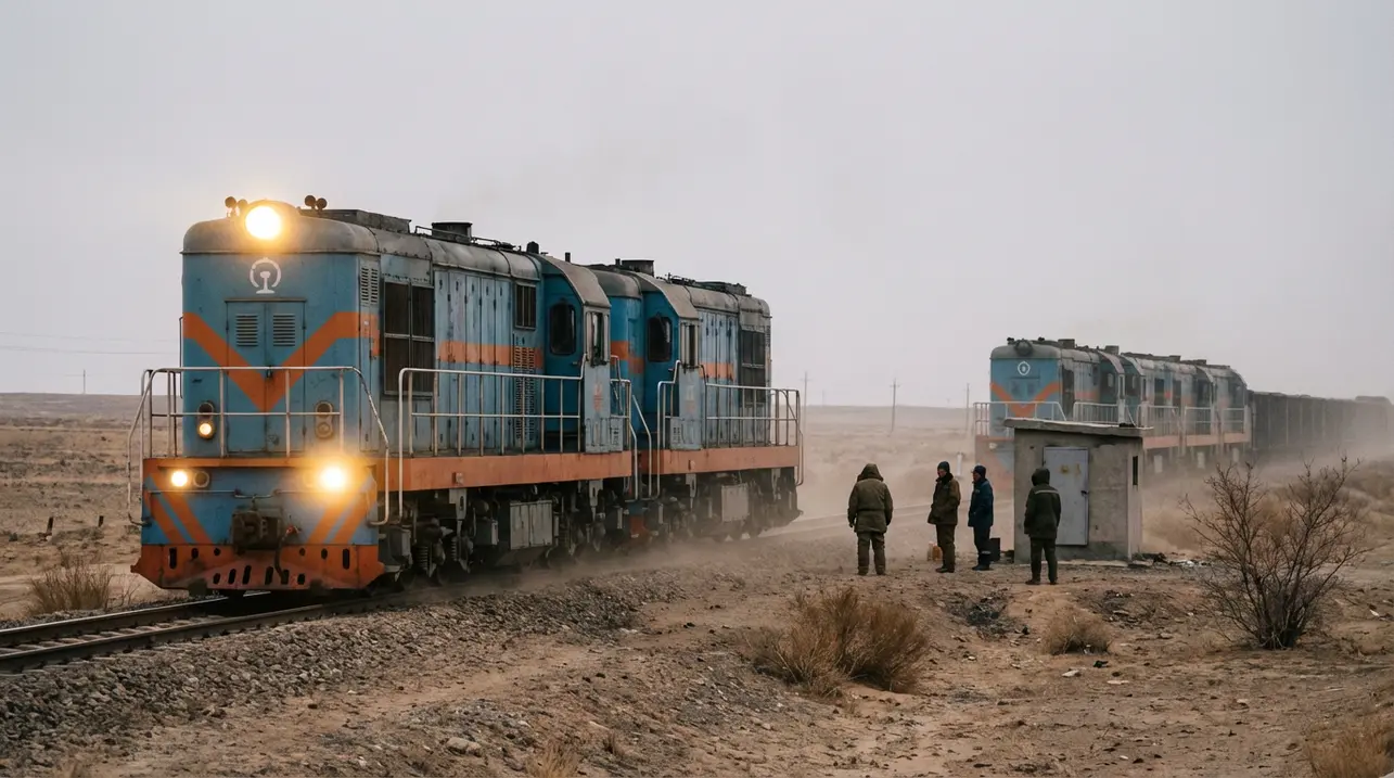 中国测试具有巨大运力的无线货运列车编组