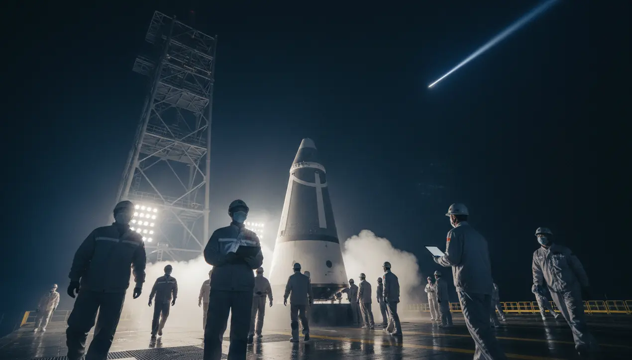 China launches emergency lifeboat for astronaut return.