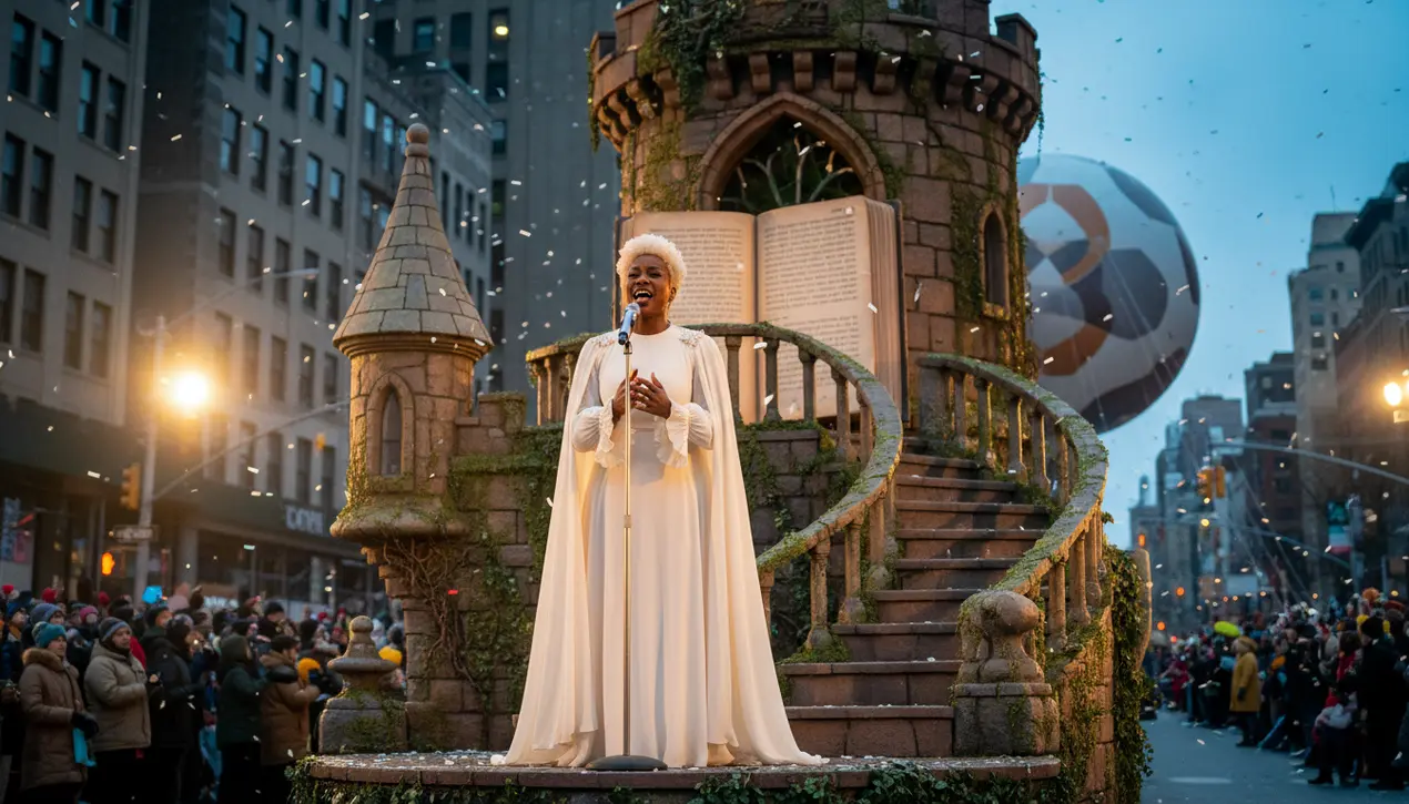 Cynthia Erivo Atua no Desfile do Dia de Ação de Graças da Macy's