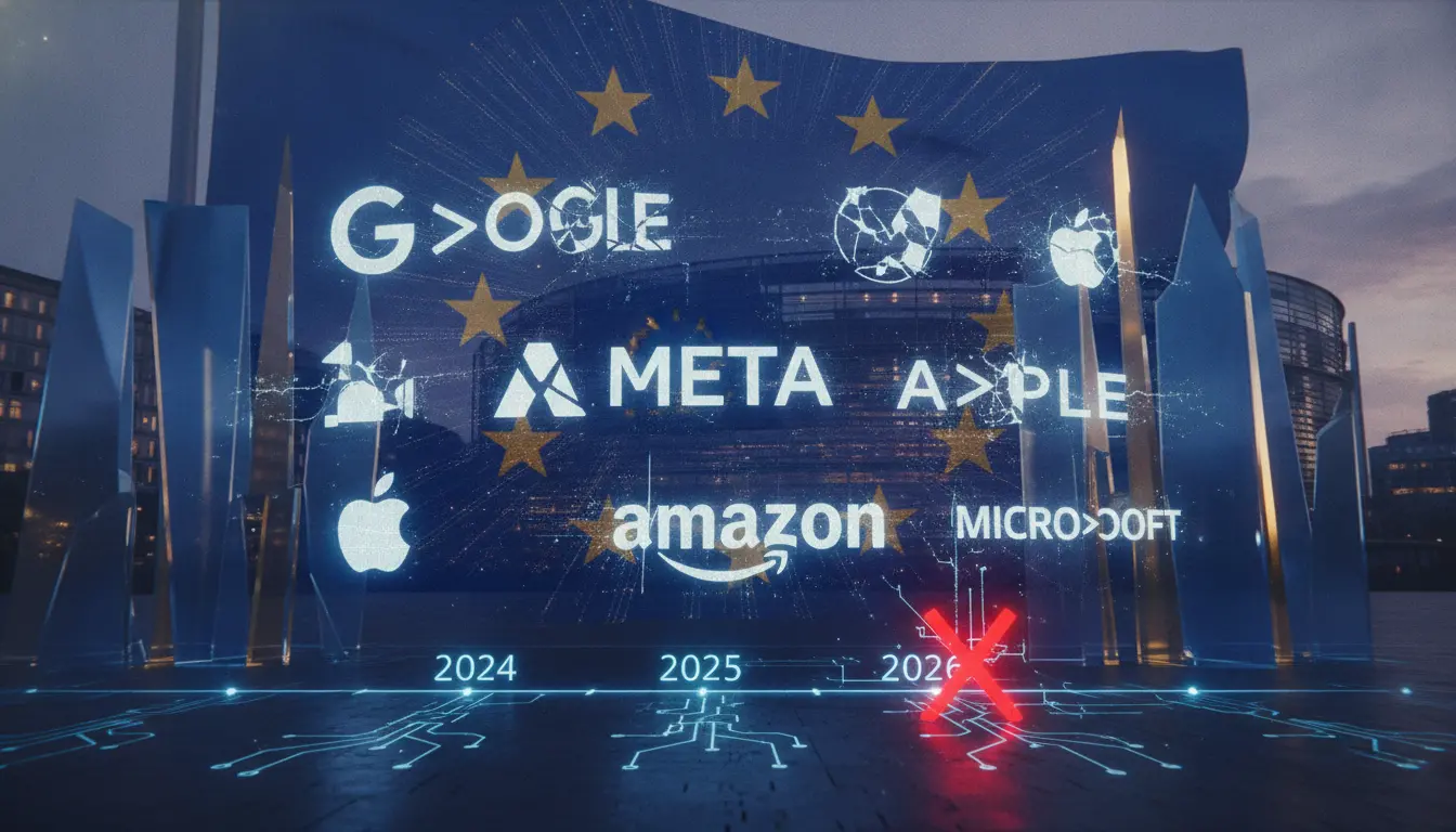La UE se prepara para posibles órdenes de desmantelamiento contra las grandes empresas tecnológicas para 2026
