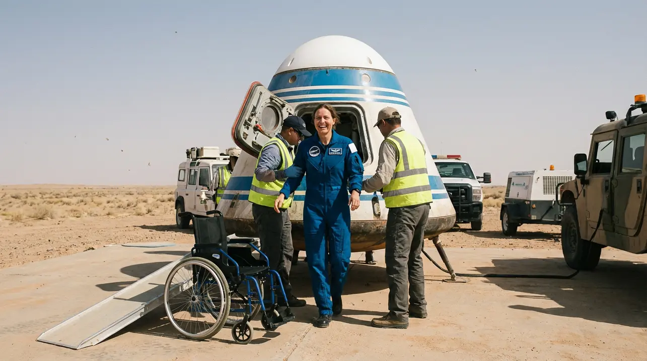 Outpoll | Engineer Makes History as First Wheelchair User in Space