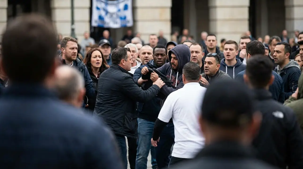 Testemunha captura herói desarmando atirador de Bondi que visava comunidade judaica.