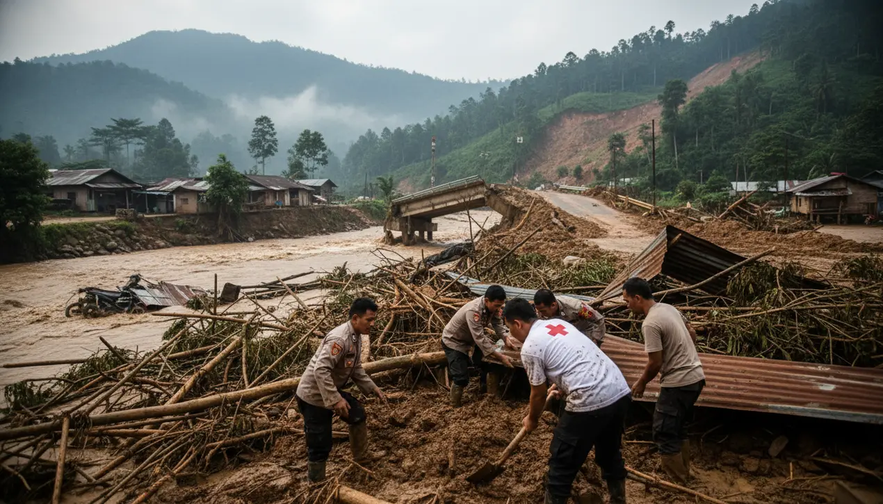 Outpoll | Flash Floods and Landslides Kill 10 in Sumatra, Indonesia.