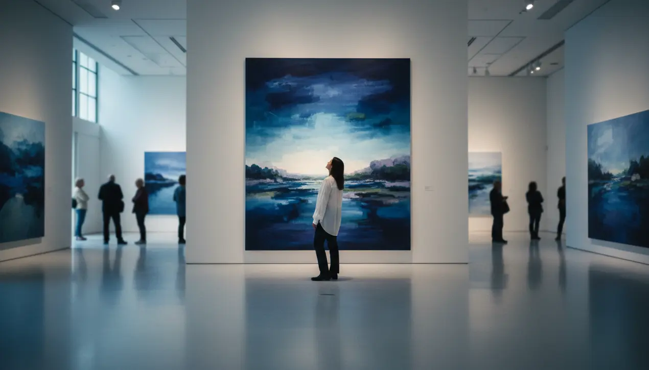 Gail Morris's Solo Show Features Abstract Landscapes.