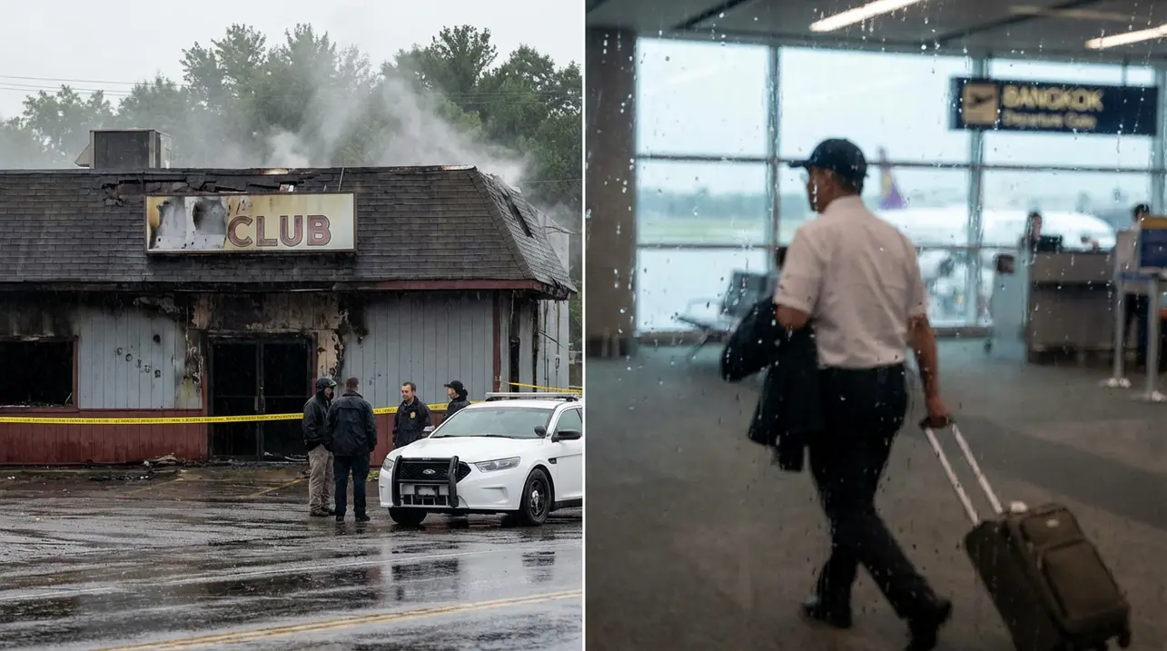 果阿夜总会老板在致命火灾后逃往泰国