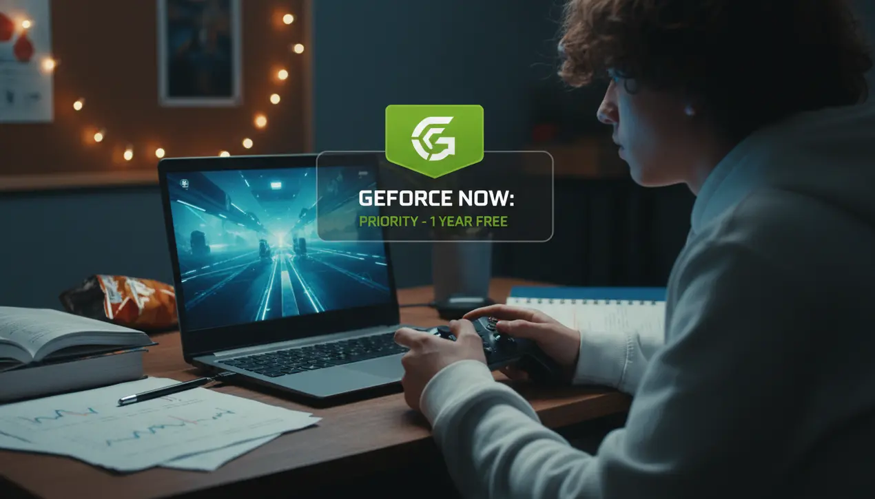 Google's latest swing at Chromebook gaming is a free year of GeForce Now