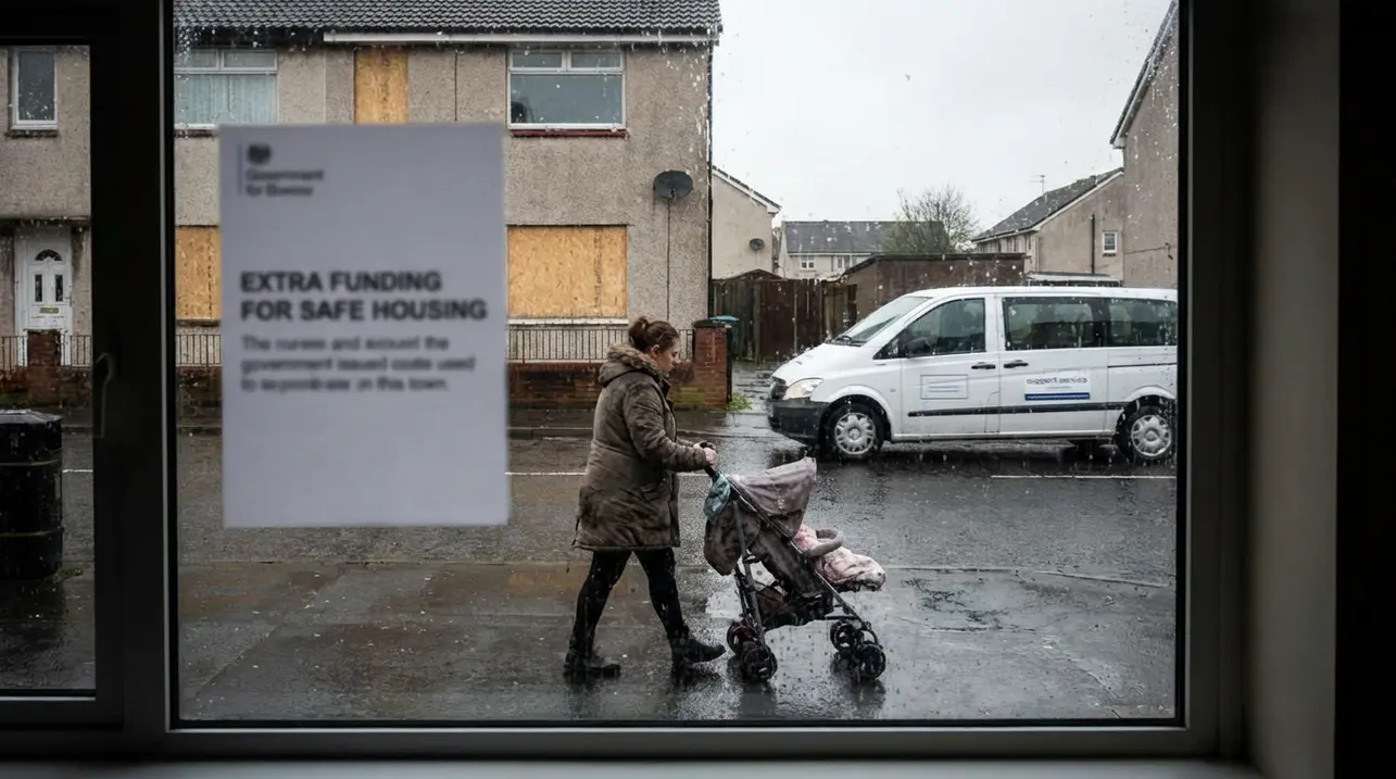 政府宣布为家暴幸存者安全住房提供额外资金——英国政治动态