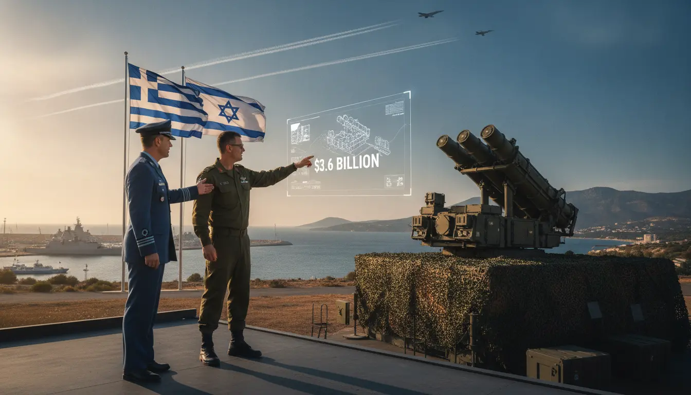 Grecia se prepara para una importante adquisición de defensa aérea de 3.600 millones de dólares de Israel en medio de tensiones regionales