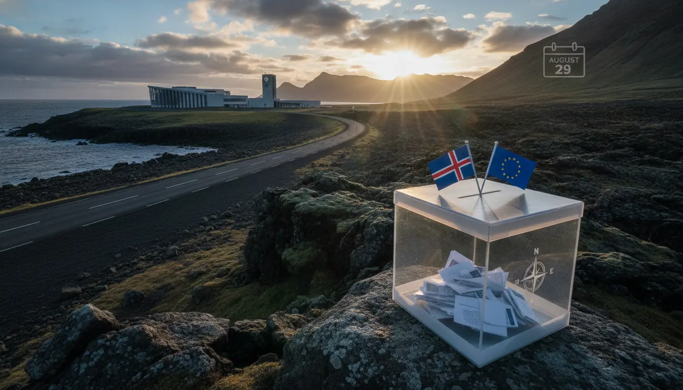 Islandeses votarán sobre el futuro de la vía de adhesión a la UE en agosto de 2026