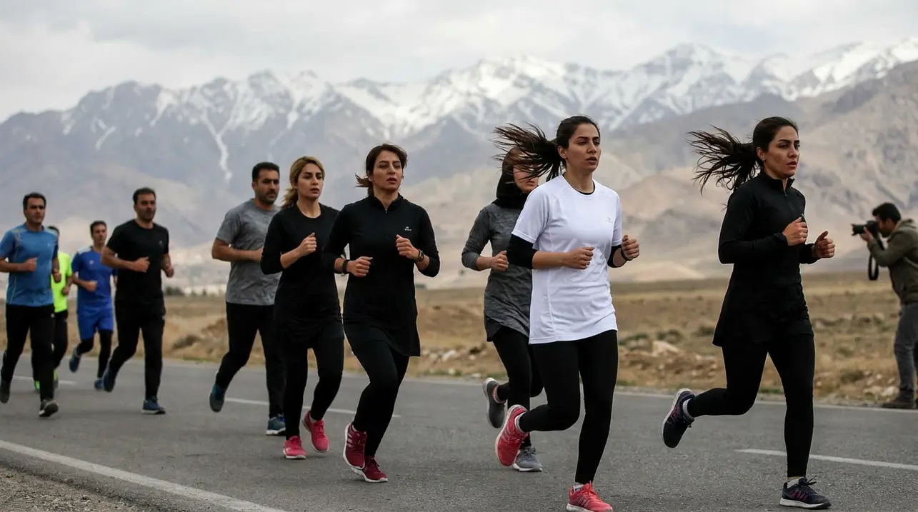 Iranian Authorities Detain Marathon Organizers After Women Run Without Hijabs