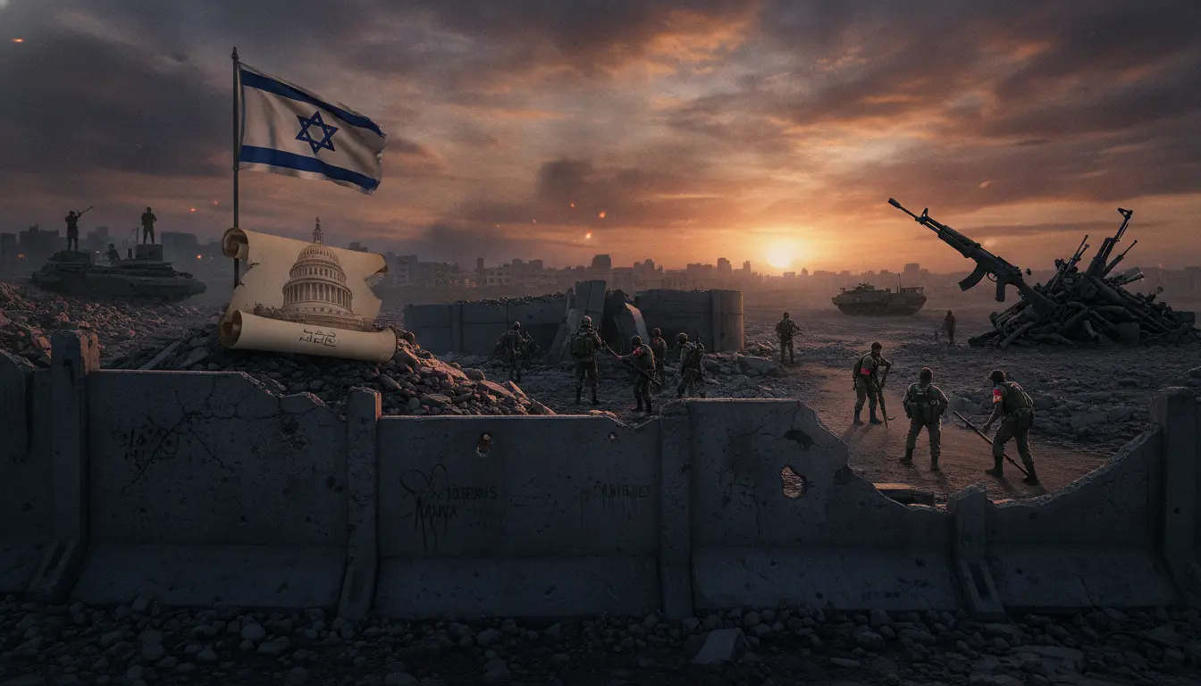 Israel rechaza el plan estadounidense de posguerra para Gaza, priorizando el desarme de Hamás