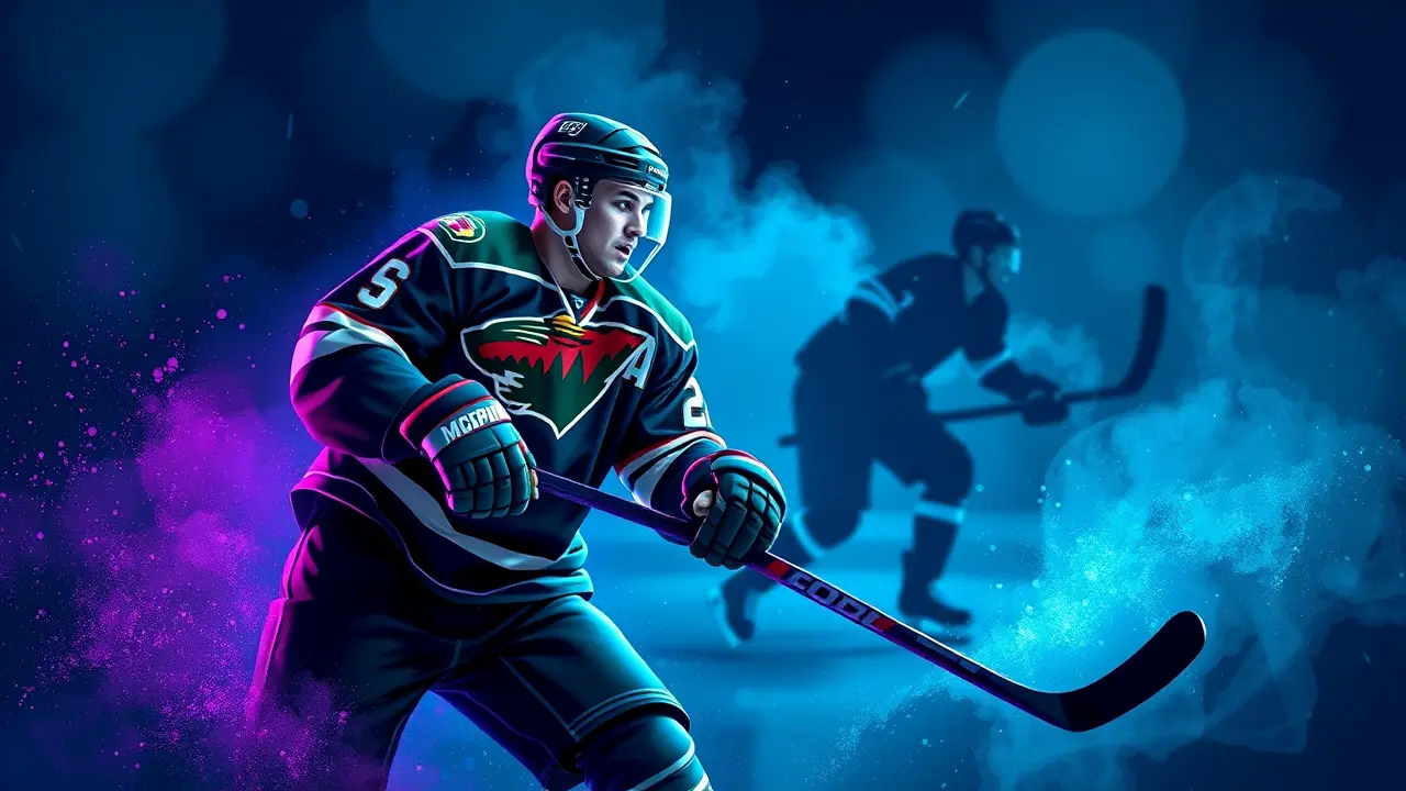 Kaprizov scores against Winnipeg, records 6+9 points in 11 games.