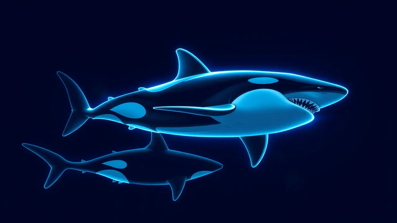 Killer whales perfect a ruthless trick to hunt great white sharks