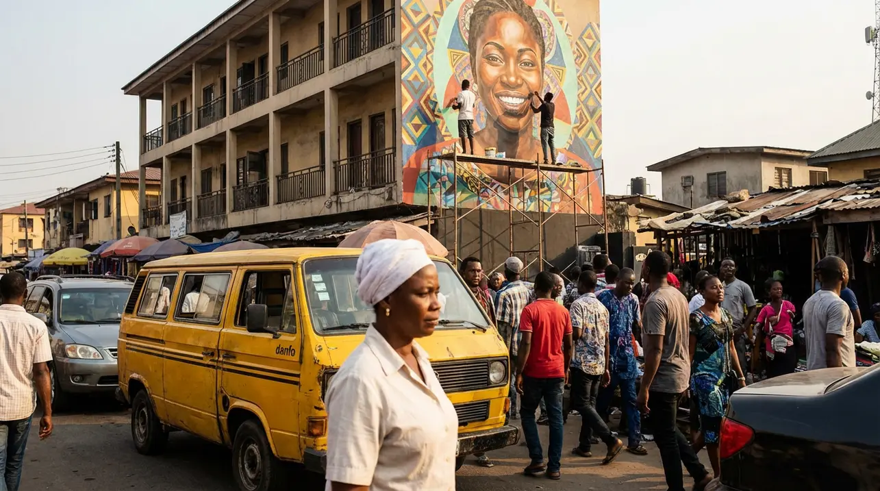 Lagos Streets Burst into Color as Major Festival Creates Vast Open-Air Gallery