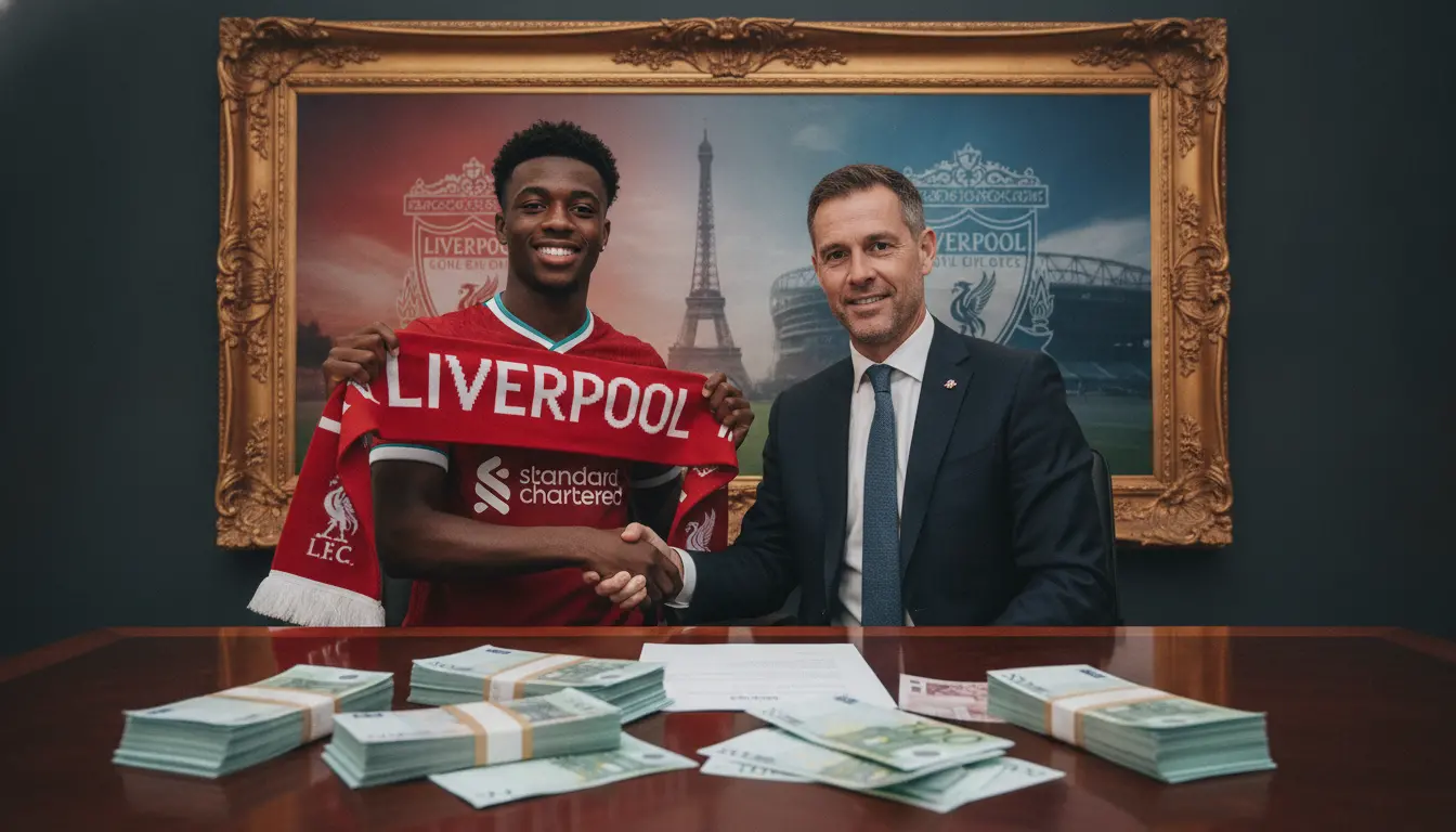 El Liverpool Acuerda un Trato de £120M por el Delantero del PSG Bradley Barcola