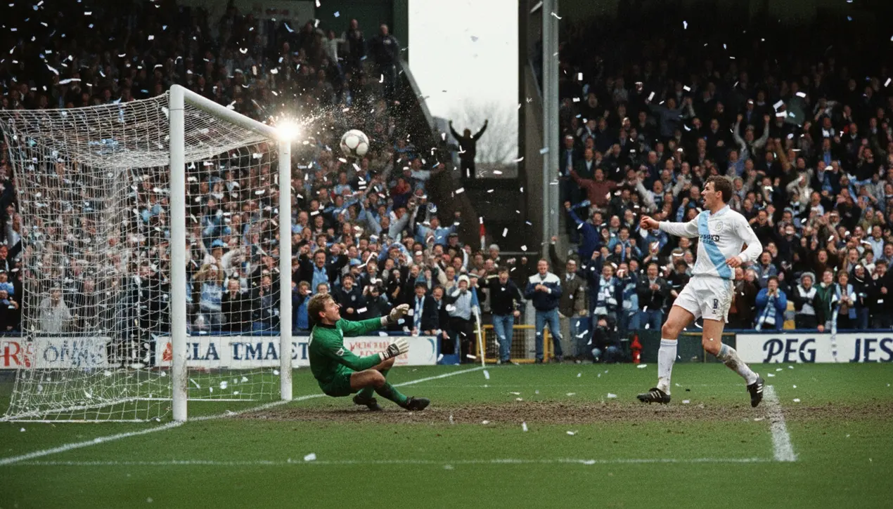 曼城对阵利兹联：当尼阿尔·奎因震撼缅因路球场