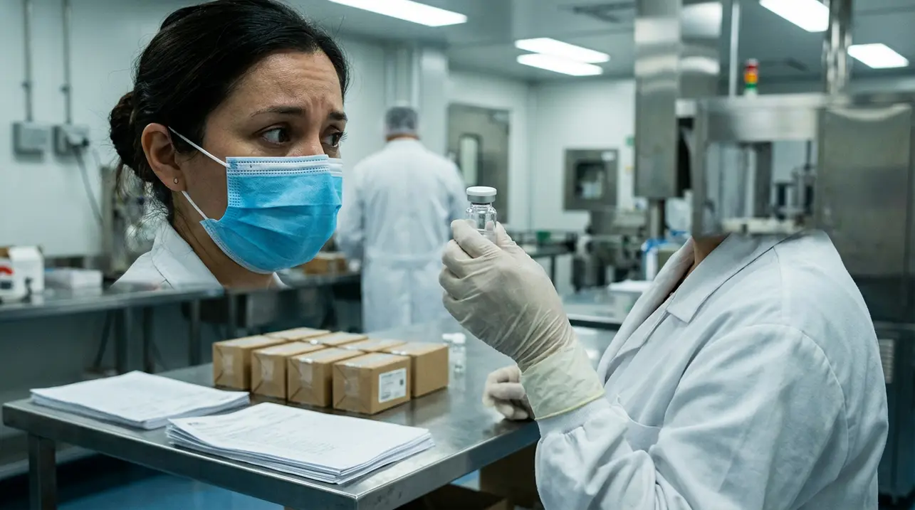 캘리포니아 회사의 무균성 문제로 인한 대규모 안약 리콜