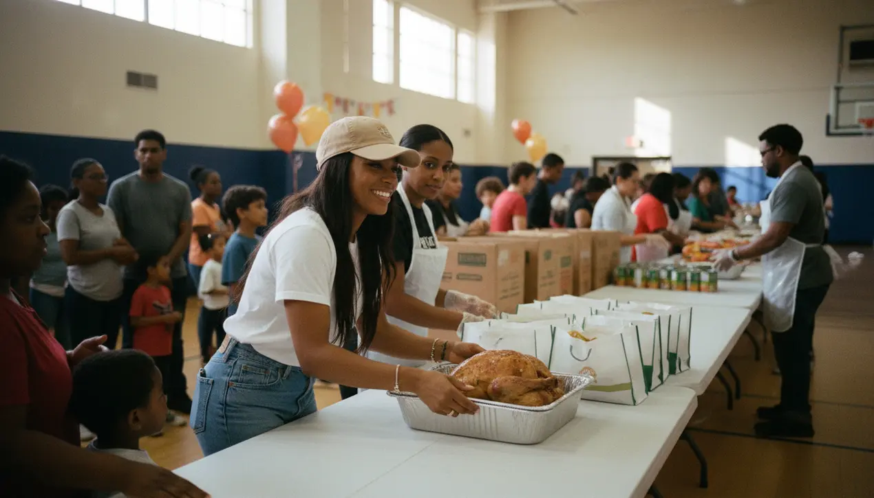 Megan Thee Stallion向德克萨斯州家庭发放感恩节餐食