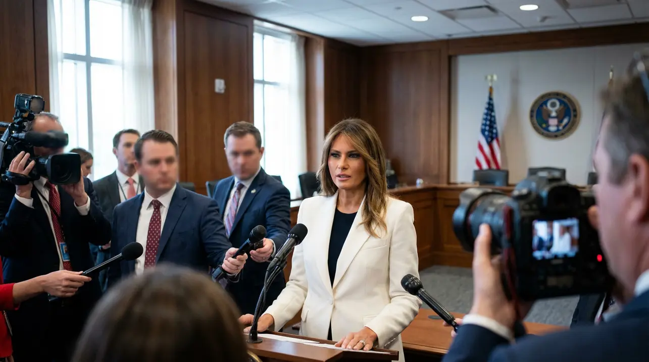 Melania Trump denies friendship with Jeffrey Epstein in rare address