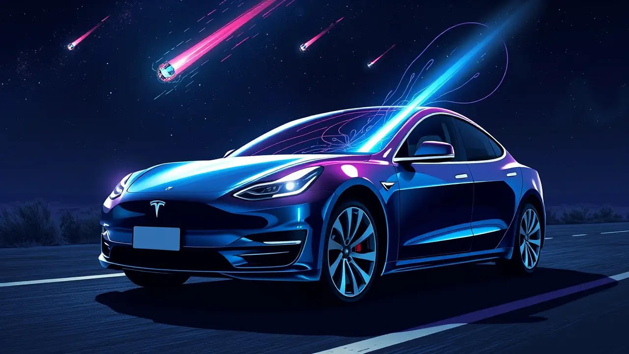 Mystery Object Smashes Into Tesla, Possibly a Meteorite