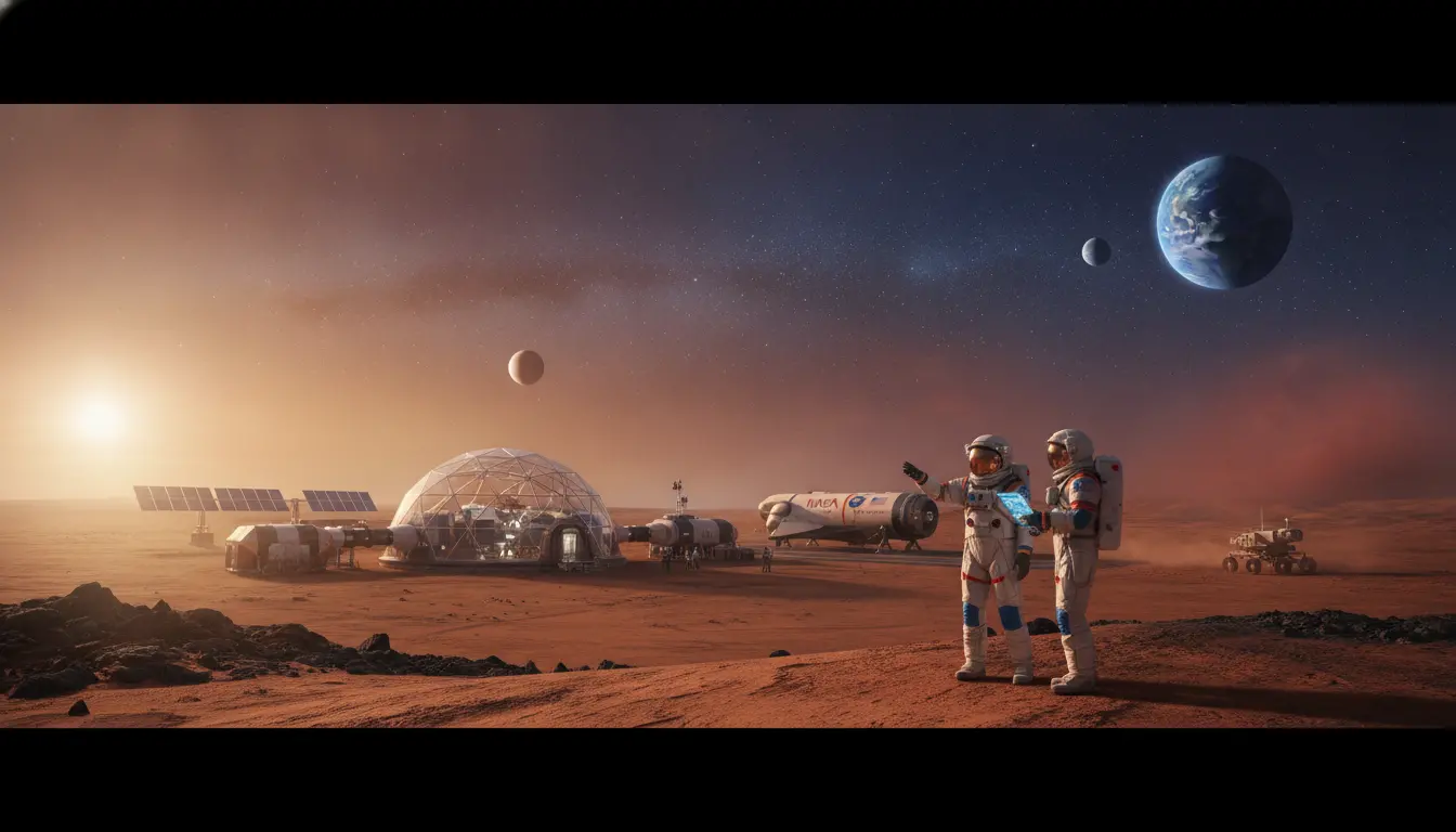 NASA、民間セクターとの提携加速で2035年までに有人火星着陸の確認を目指す