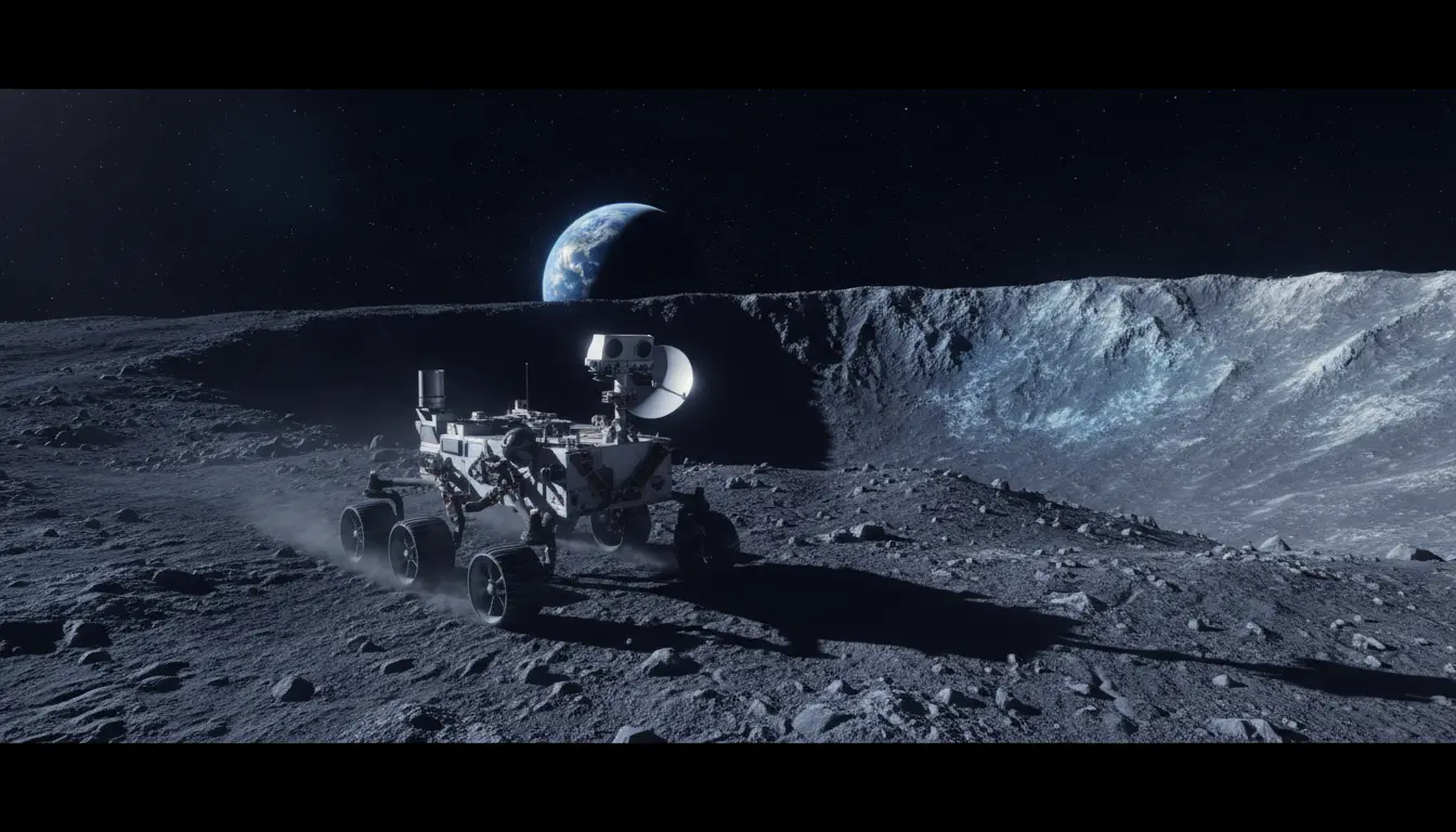 NASA's VIPER Rover Targets Lunar South Pole in Search for Water Ice