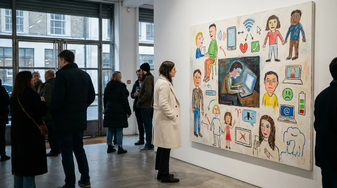 PRIEST伦敦展览：将稚拙艺术与21世纪主题相融合