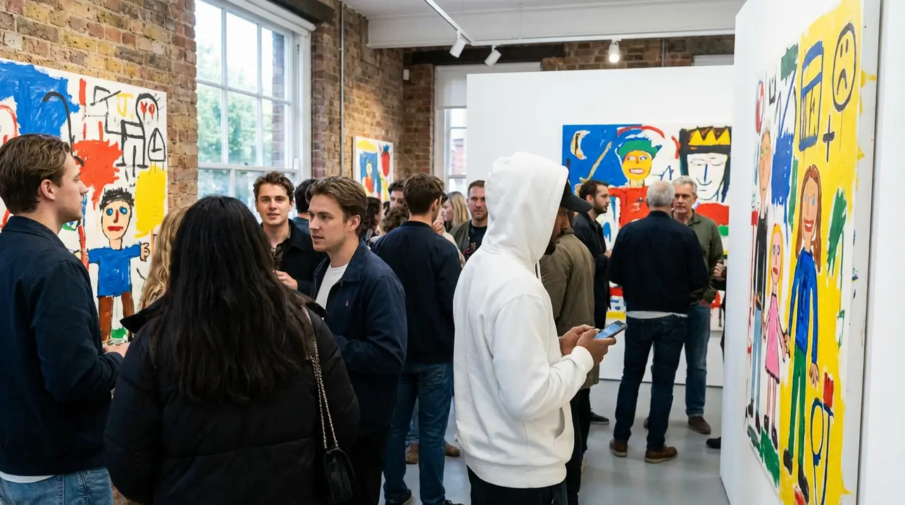 PRIEST伦敦展览融合稚拙艺术与21世纪青年主题