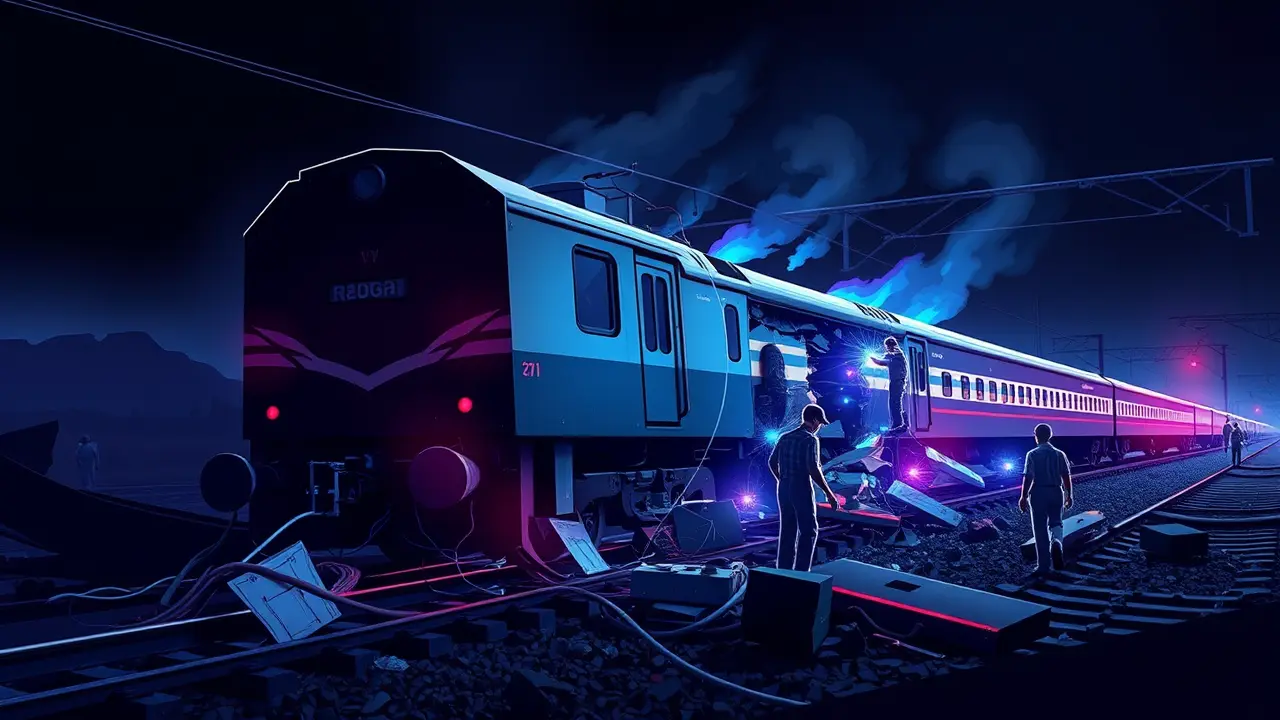 Passenger Train Collision in India Kills Seven.