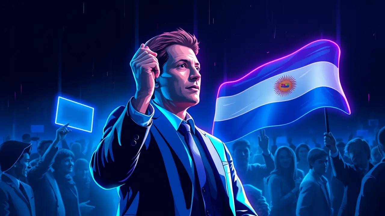 President Milei's party wins major victory in Argentina's midterm elections.