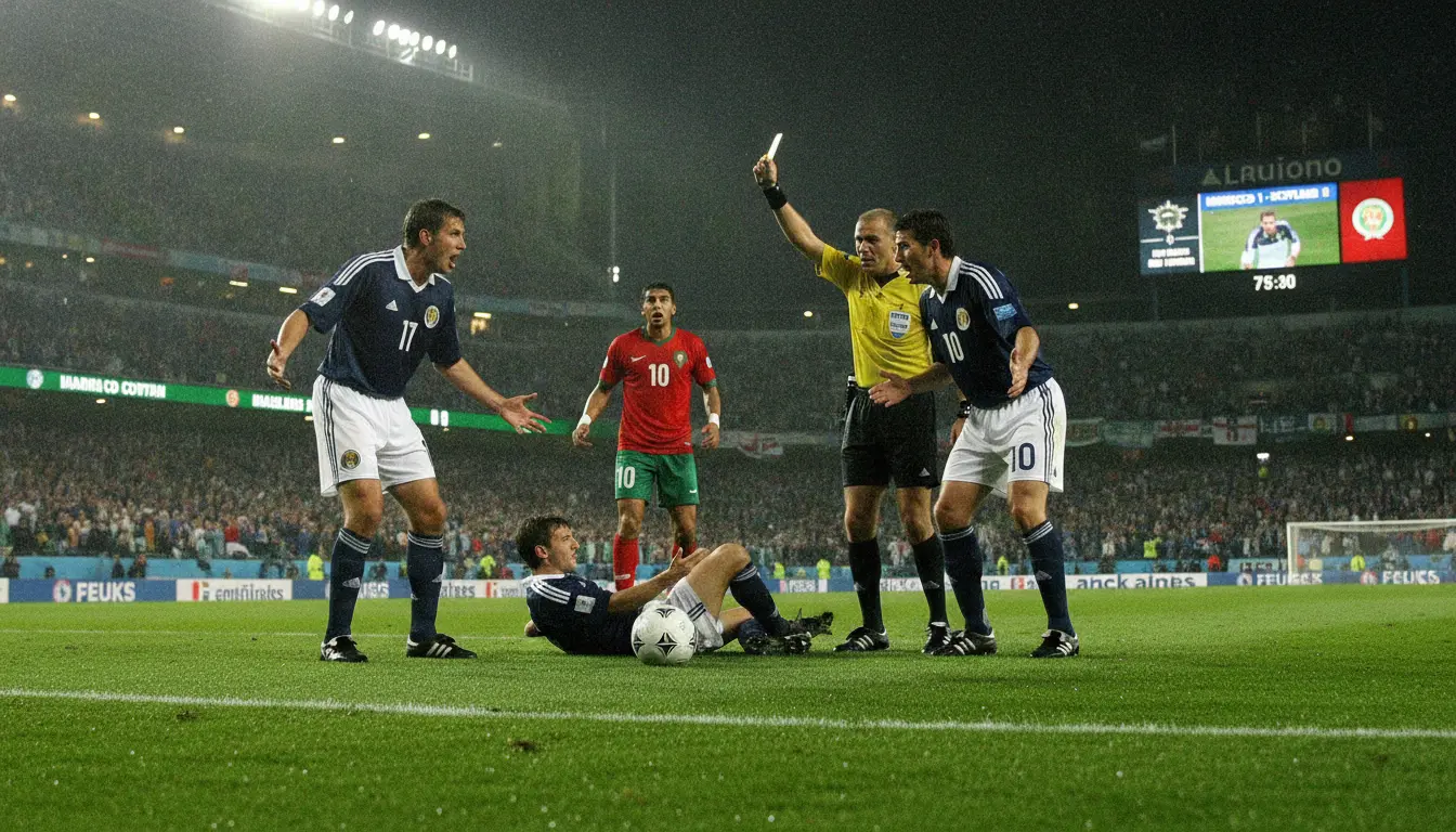 Should Scotland have had two penalties & been playing against 10 men?