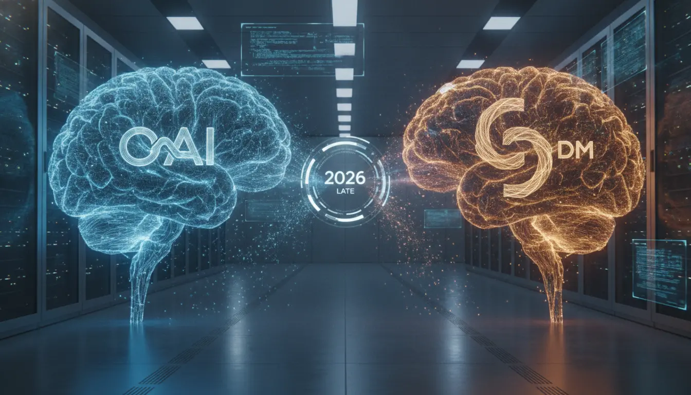 科技巨头 OpenAI、Google DeepMind 预计将在 2026 年底揭晓下一代 AI 模型