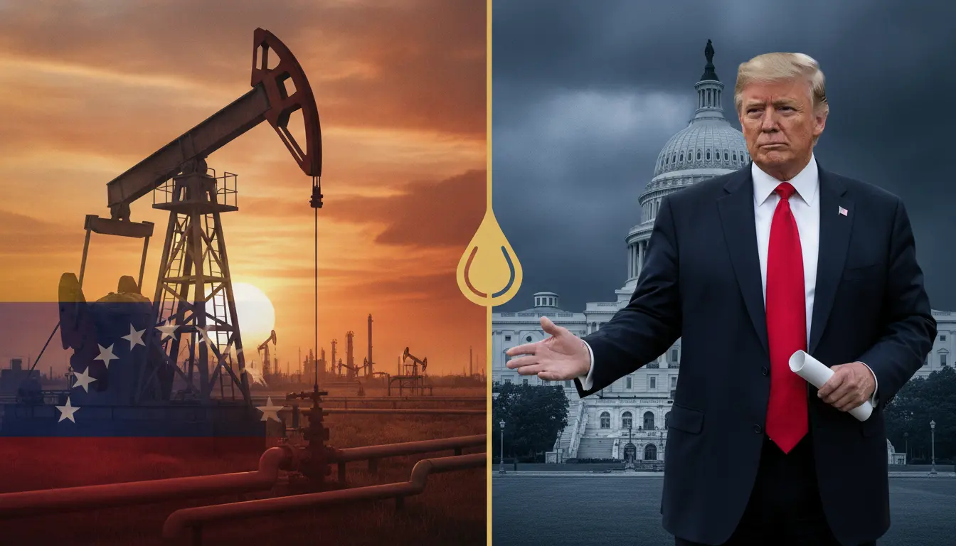Trump Señala Intención de Gran Acuerdo Petrolero con Venezuela, Generando Escrutinio sobre Sanciones y Geopolítica
