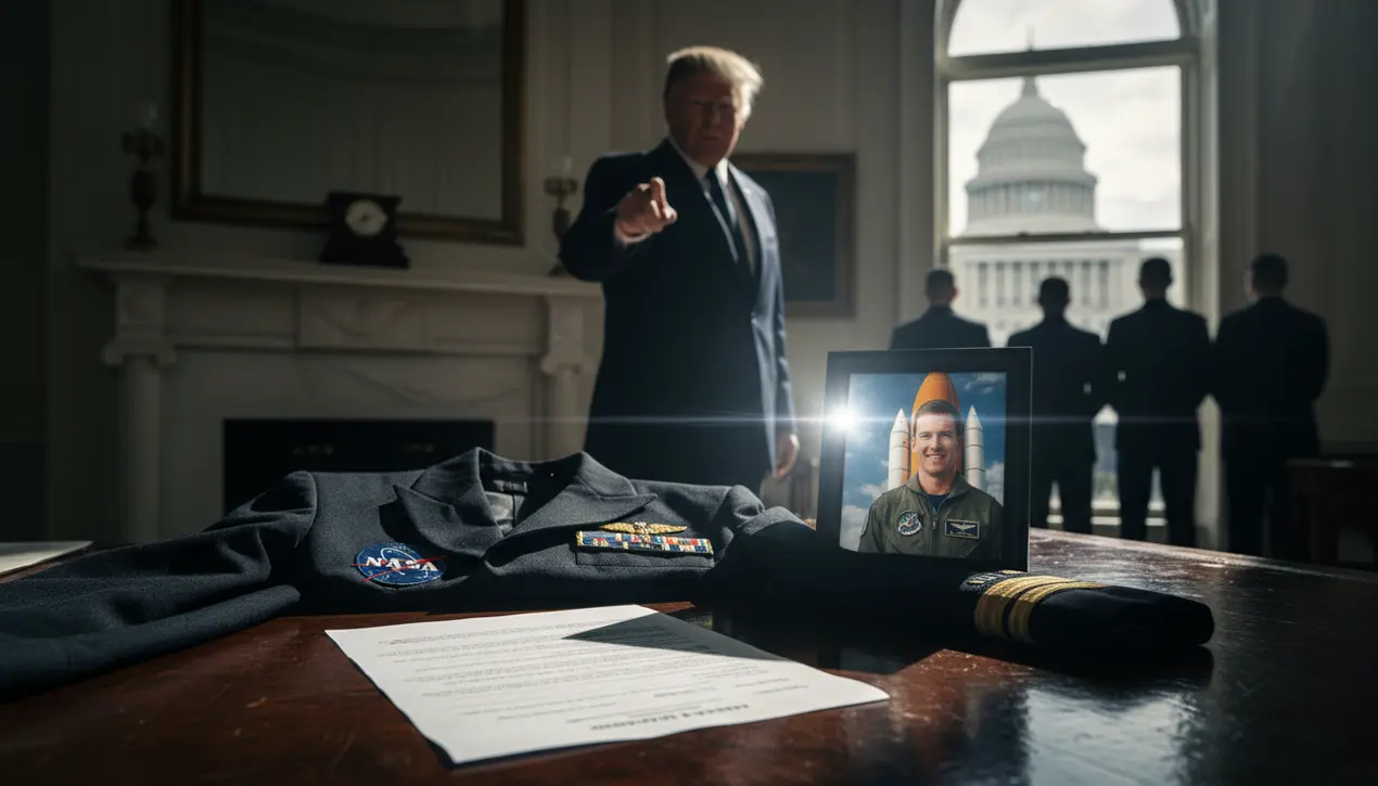 Trump accuses former astronaut Mark Kelly of treason.