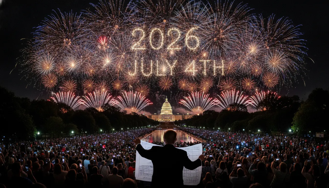 Trump's Ambition for 2026 July Fourth Fireworks Display Sparks World Record Speculation